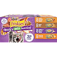 Purina Friskies Poultry Pate Favorites Wet Cat Food Variety Pack