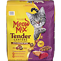 Meow Mix Tender Centers with Basted Bites Chicken & Tuna Flavors Dry Cat Food