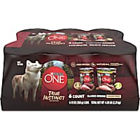 Purina ONE Grain-Free Formulas With Real Turkey Venison Chicken and Duck High Protein Wet Dog Food Variety Pack