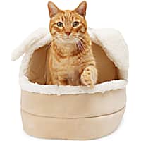 EveryYay Bunny Ear Convertible Hooded Cat Bed