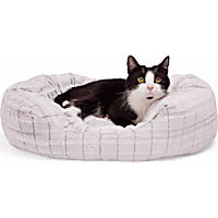 EveryYay Large Faux Fur Spec Cat Bed