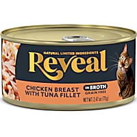 Reveal Limited Ingredient Natural Grain Free, Chicken & Tuna in Broth Wet Food for Cats