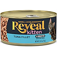 Reveal Limited Ingredient Natural Grain Free, Tuna Fillet in Broth Wet Food for Kitten