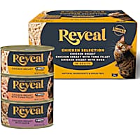 Reveal Limited Ingredient Natural Grain Free, Chicken in Broth Wet Cat Food Variety Pack