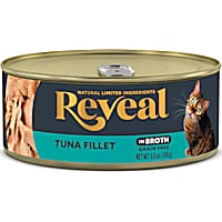 Reveal Limited Ingredient Natural Grain Free, Tuna Fillet in Broth Wet Food for Cats