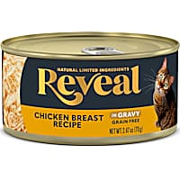 Reveal Limited Ingredient Natural Grain Free, Chicken Breast in Gravy Wet Food for Cats