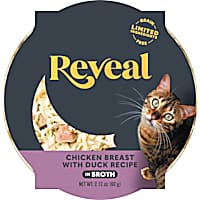 Reveal Limited Ingredient Natural Grain Free, Chicken with Duck in Broth Wet Food for Cats