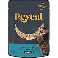 Reveal Limited Ingredient Natural Grain Free, Tuna with Sea Bream in Broth Wet Food for Cats
