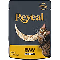 Reveal Limited Ingredient Natural Grain Free, Chicken Breast in Broth Wet Food for Cats