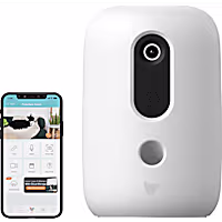Instachew Purechew Snack App-Enabled Automatic Treat Dispenser with 2K Hd Camera for Cats & Dogs