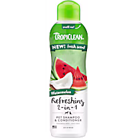 TropiClean Watermelon Refreshing 2-in-1 Shampoo and Conditioner for Dogs