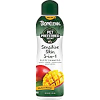 TropiClean Pet Preferred Mellow Mango Sensitive Puppy Shampoo for Dogs & Cats