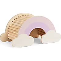 EveryYay Rainbow Wooden Hideaway for Small Animals