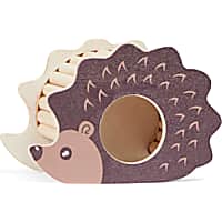 EveryYay Hedgehog Wooden Hideaway for Small Animals
