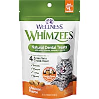 Whimzees Wellness Natural Chicken Flavor Cat Dental Treats