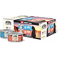 ACANA Premium Pate Salmon & Chicken + Tuna & Chicken Recipe Variety Pack Wet Cat Food
