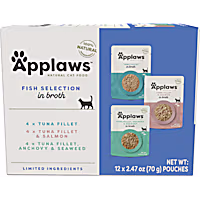Applaws Limited Ingredient Variety of Fish Flavors in Broth Wet Cat Food