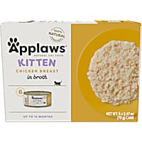 Applaws Limited Ingredient Chicken Breast Broth Natural Canned Wet Kitten Food Multipack