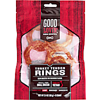 Good Lovin' Turkey Tendon Rings Dog Chews