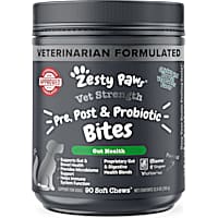 Zesty Paws Vet Strength Chicken and Harvest Vegetables Pre, Post, & Probiotic Bites for Dogs