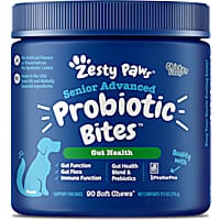 Zesty Paws Senior Advanced Chicken Probiotic Bites for Dogs
