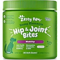 Zesty Paws Hemp Chicken Elements Hip & Joint Bites for Dogs