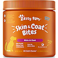 Zesty Paws Chicken Skin & Coat Bites for Dogs