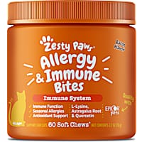 Zesty Paws Bacon Allergy & Immune Bites for Cats