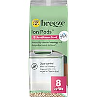 Purina Tidy Cats Breeze With Glade Rose Blossoms Scented Ion Cat Litter Box Pads Refill