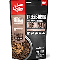 ORIJEN REGIONAL RED Freeze Dried Grain Free Dog Food and Topper WholePrey Ingredients