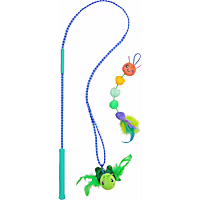 Catstages Tail Teaser Ground Prey Interactive Wand Cat Toy