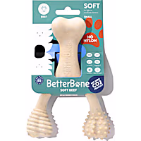 BetterBone Soft Beef Chew Toy for Dogs