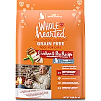 WholeHearted Grain Free Senior Chicken Recipe Dry Cat Food