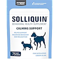 NUTRAMAX SOLLIQUIN Calming Behavioral Health Supplement Soft Chews for Small to Medium Dogs and Cats
