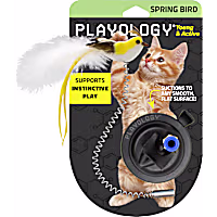 Playology Suction Cup Spring Bird Cat Toy
