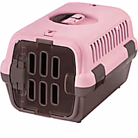 Richell Pink Brown Pet Travel Carrier