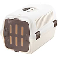 Richell White/Brown Pet Travel Carrier