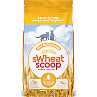 sWheat Scoop Easy Maintenance Natural Clumping Wheat and Corn Cat Litter