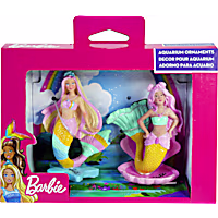 Penn Plax Mermaid Barbie 2-Piece Aquarium Decoration Bundle