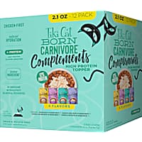 Tiki Cat Born Carnivore Complements Wet Cat Food Topper Variety Pack
