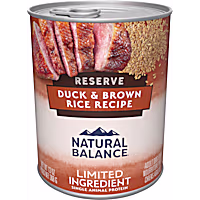 Natural Balance Limited Ingredient Reserve Duck & Brown Rice Recipe Wet Dog Food