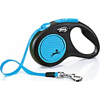 Flexi Neon Reflective Tape Retractable Dog Leash