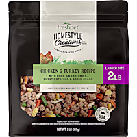 Freshpet Homestyle Grain-Free Creations Chicken and Turkey Meal Fresh Dog Food