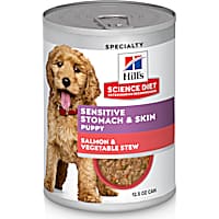 Hill's Science Diet Adult Sensitive Stomach & Sensitive Skin Salmon & Vegetable Stew Canned Wet Dog Food