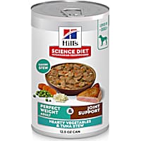 Hill's Science Diet Adult Perfect Weight & Joint Support Hearty Vegetables and Tuna Stew Dog Food