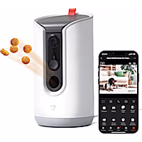 Geeni PetConnect Treat Cam Pro Auto Rotating Smart Treat Dispenser Camera
