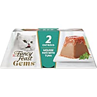 Fancy Feast Gems Mousse Pate With Tuna and Halo of Savory Gravy Wet Cat Food