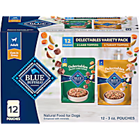 Blue Buffalo Blue Delectables Natural Lamb & Turkey Dinner Topper Variety Pack Wet Dog Food