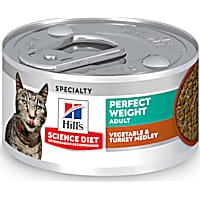 Hill's Science Diet Adult Perfect Weight Vegetable & Turkey Medley Canned Cat Food