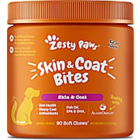 Zesty Paws Bacon Skin & Coat Bites for Dogs